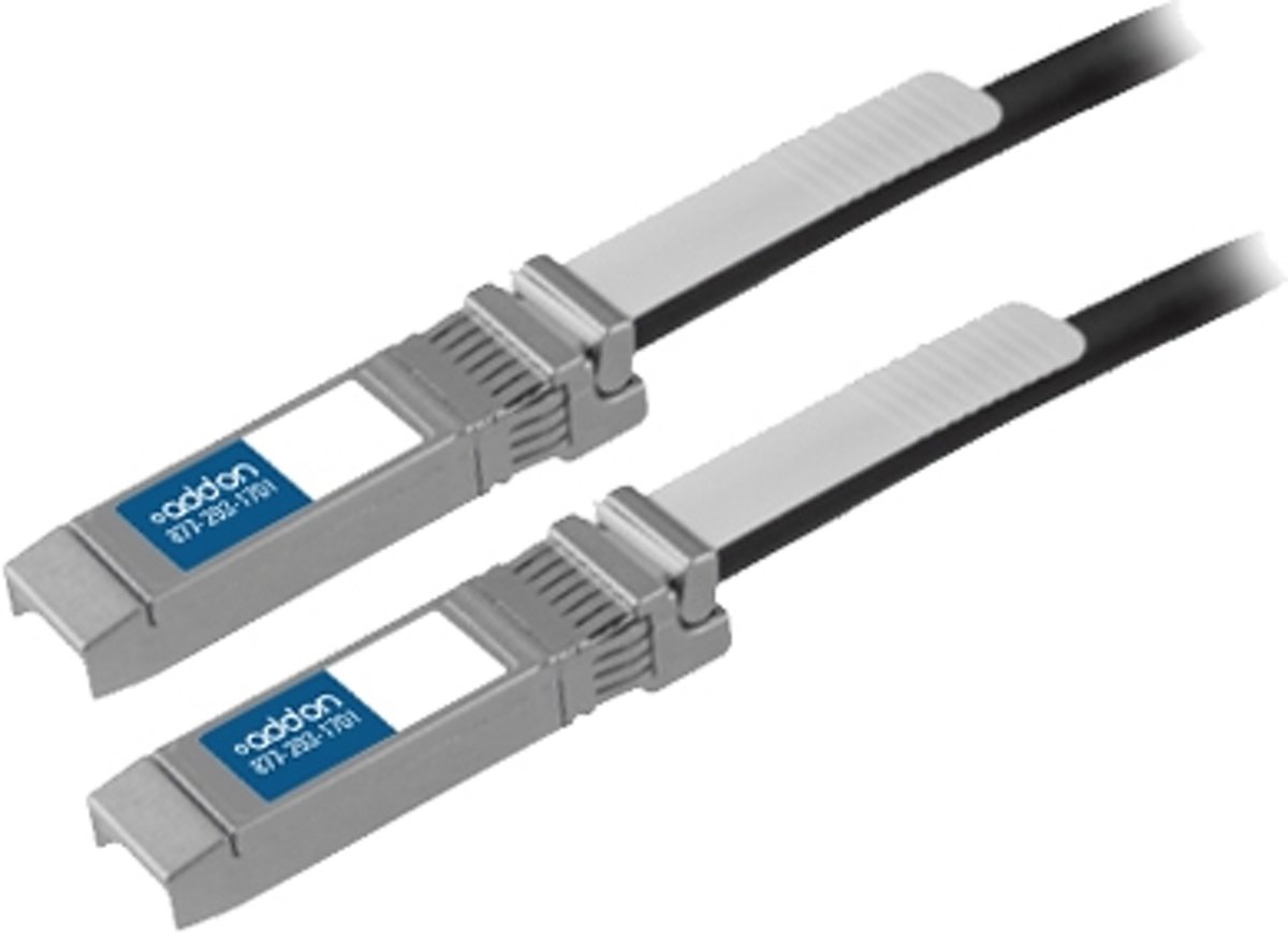 Add-On Computer Peripherals (ACP) 10GBASE-CU, SFP+, 1m netwerkkabel Zwart