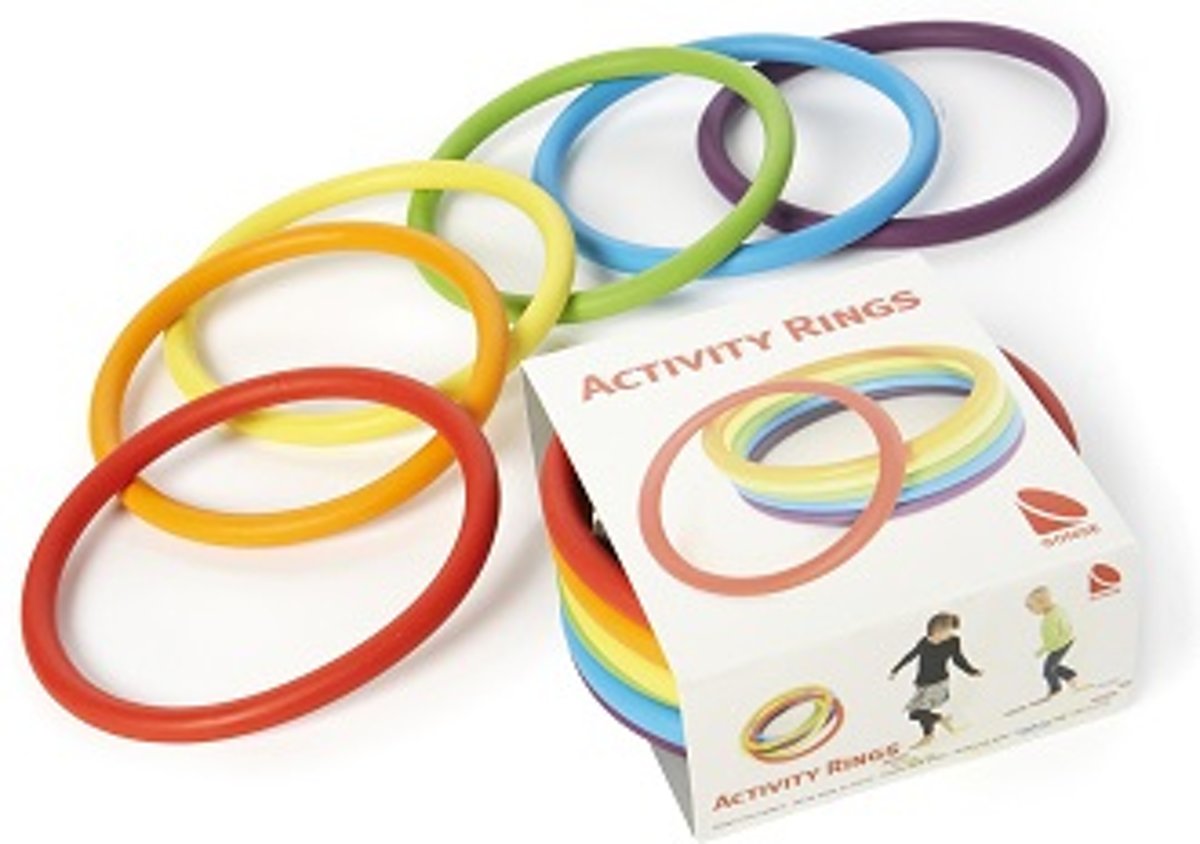 Activity Rings - set van 24 in 6 verschillende kleuren (diameter van 16,4 cm)