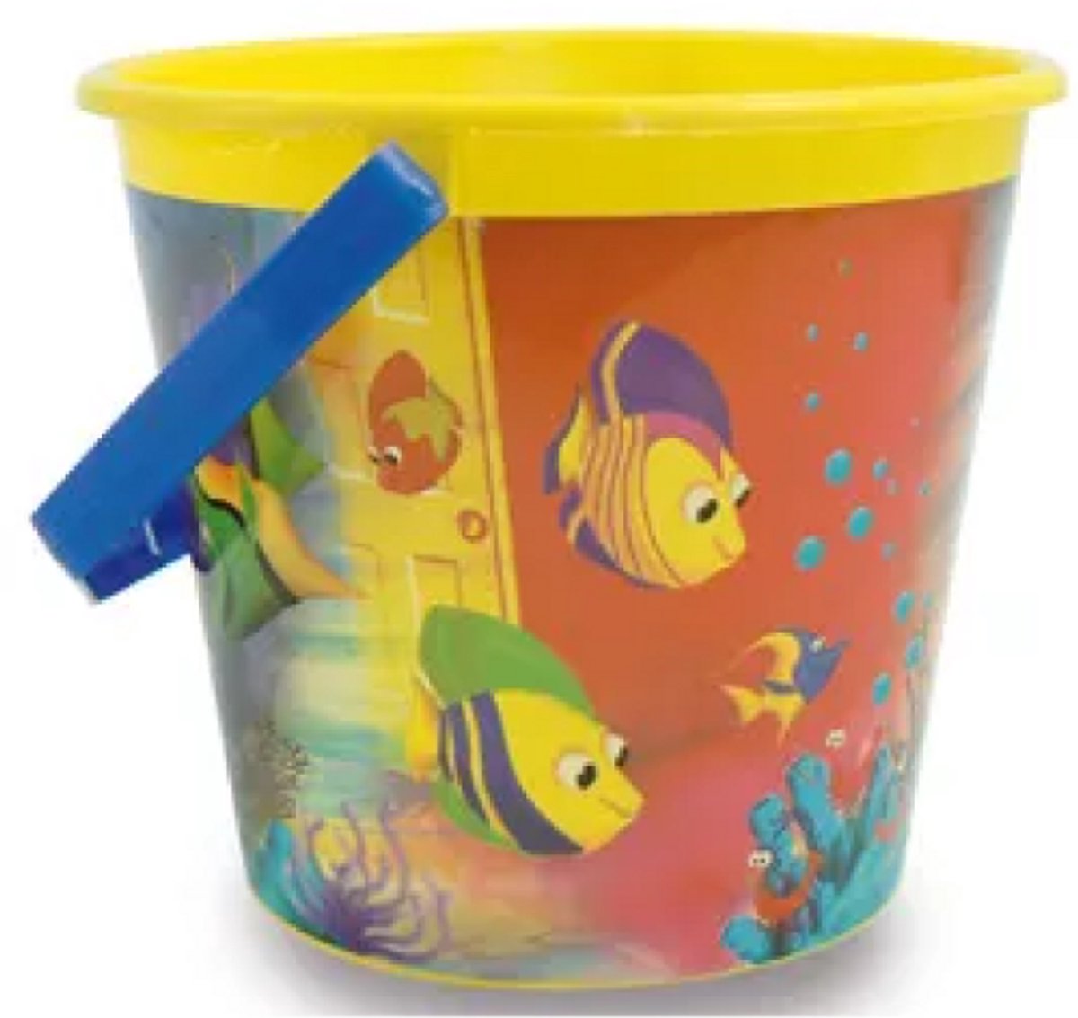 Emmer met decor 21cm.