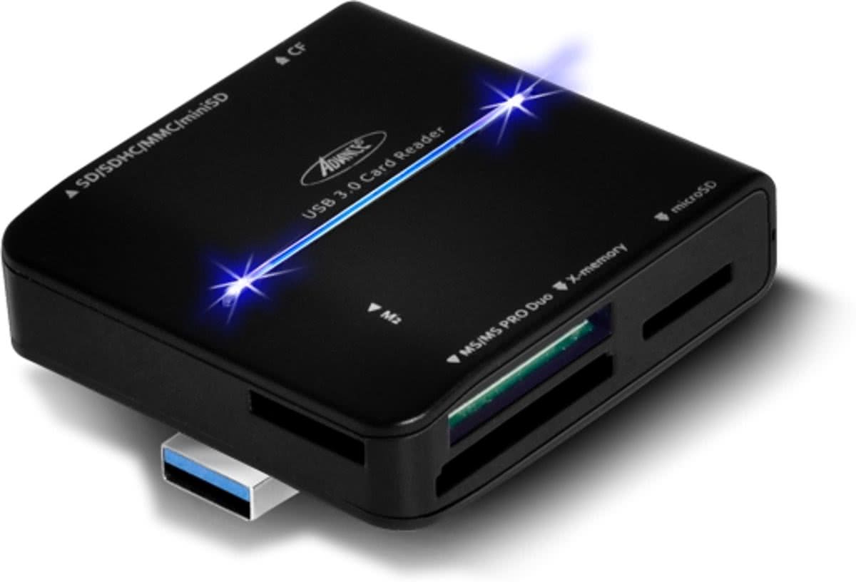 ADVANCE CR-008U3 USB 3.0 Zwart geheugenkaartlezer