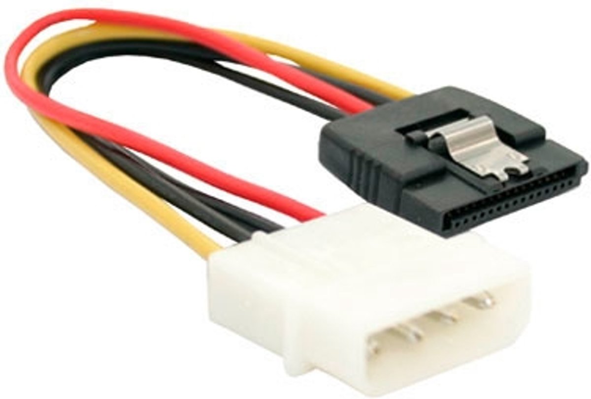   0.15m, 5.25/SATA II 15p Intern 0.15m Molex (4-pin) SATA Multi kleuren