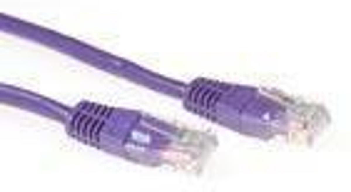 Advanced Cable Technology CAT5E UTP patchcable purpleCAT5E UTP patchcable purple