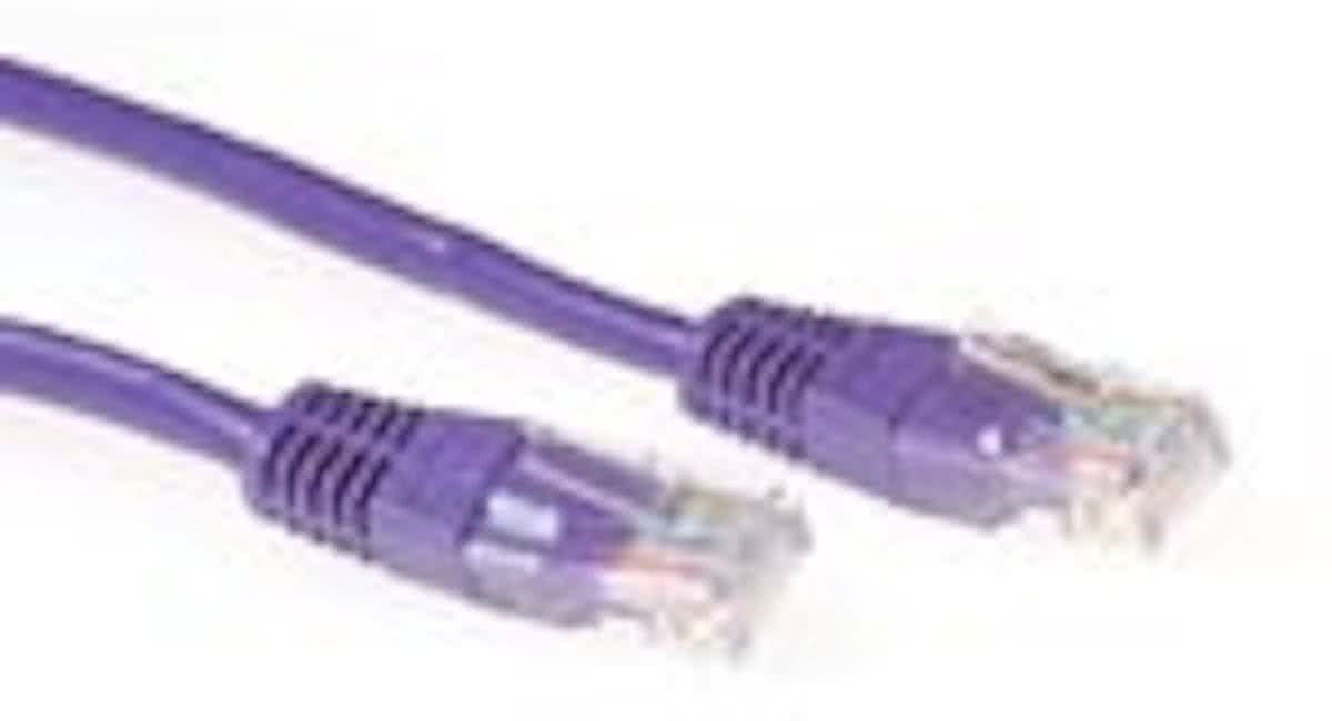 Advanced Cable Technology CAT6 UTP patchkabel paars Lengte: 5.00 m