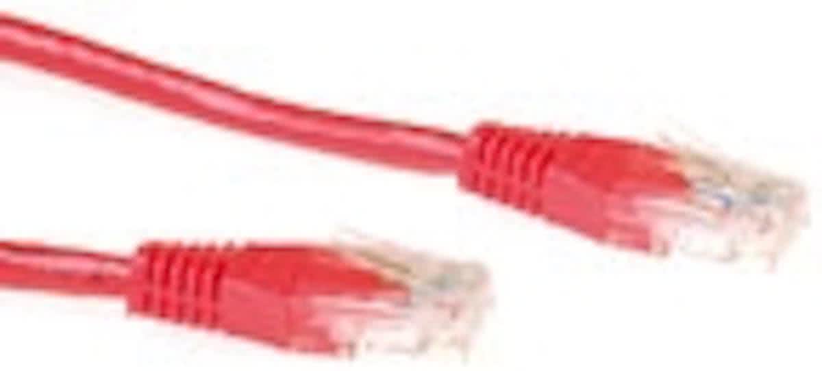 Advanced Cable Technology CAT6A UTP 15m 15m Rood netwerkkabel