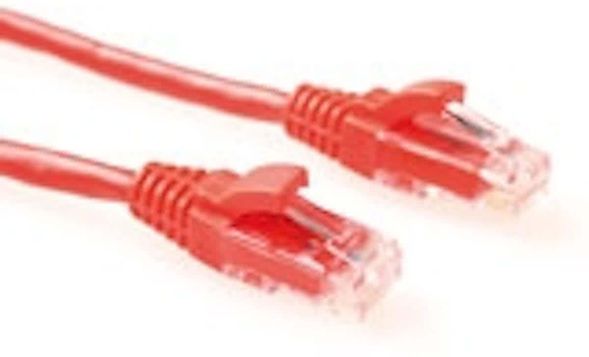 Advanced Cable Technology UTP Cat5E 0.5m 0.5m Rood netwerkkabel