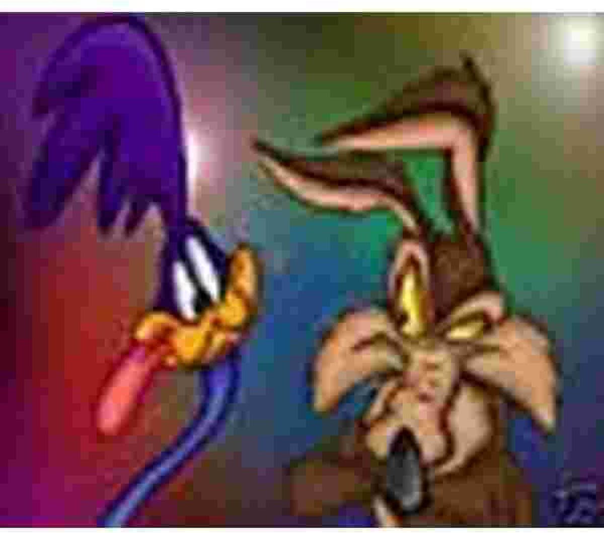 Roadrunner + Wile E Coyote Muismat