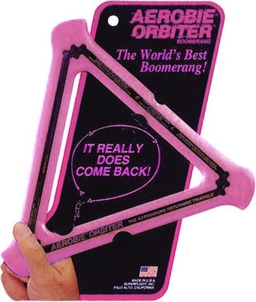 Aerobie Boomerang Orbitor Rubber Roze