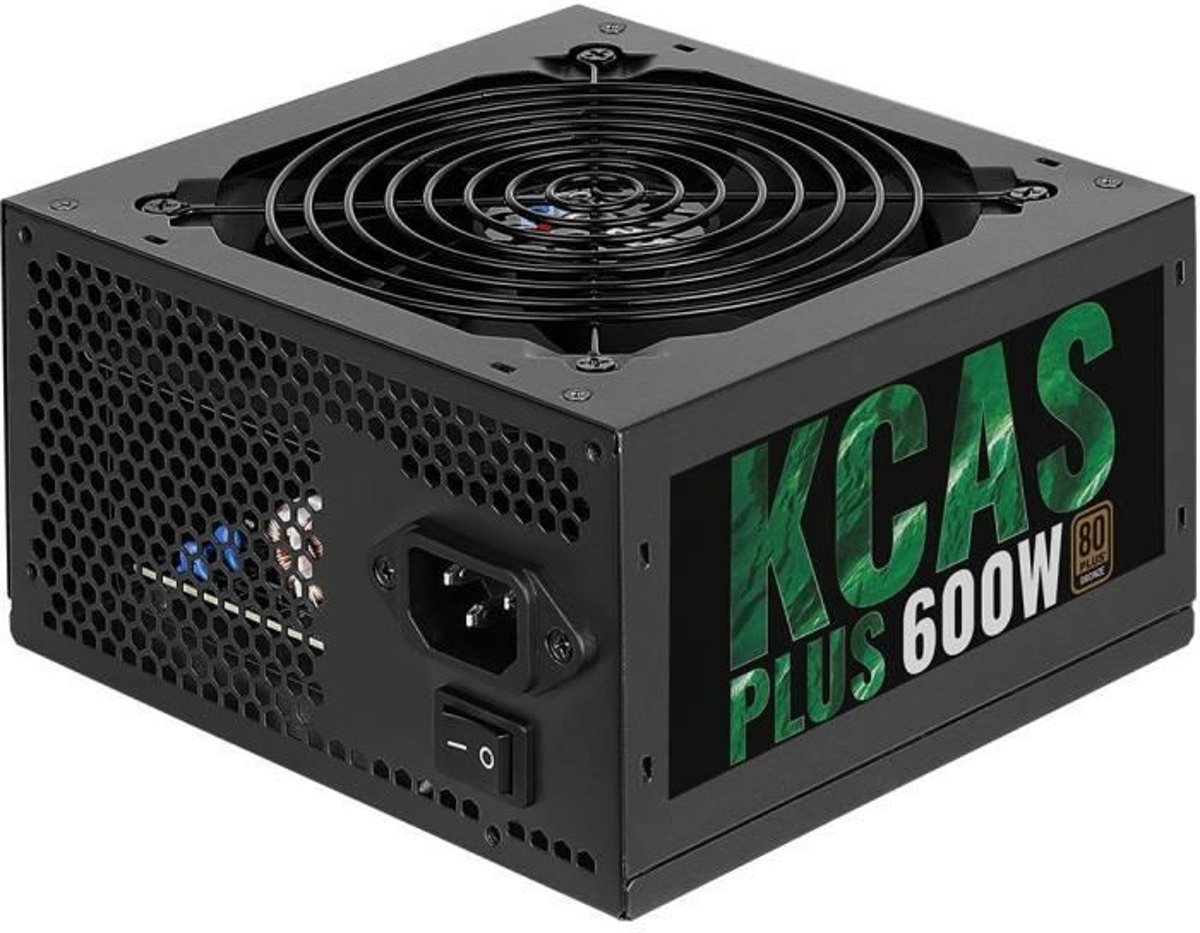 AEROCOOL Niet-modulaire PC-voeding KCAS PLUS 600W (80+ brons)