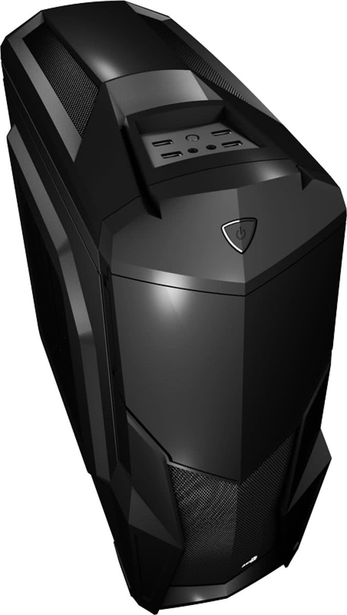 Aerocool Cruisestar Advance Midi-Toren Zwart computerbehuizing