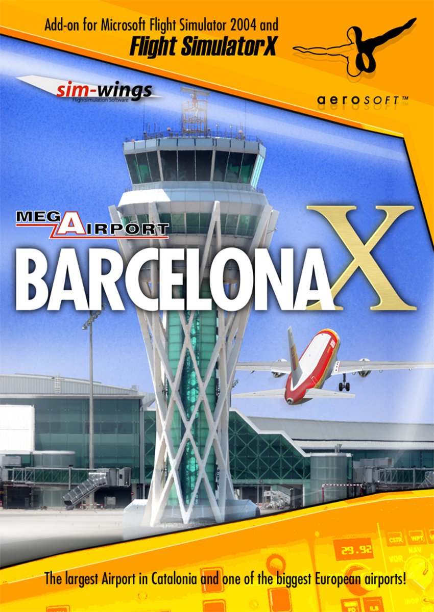 Mega Airport Barcelona (FS X Add-On) - Windows