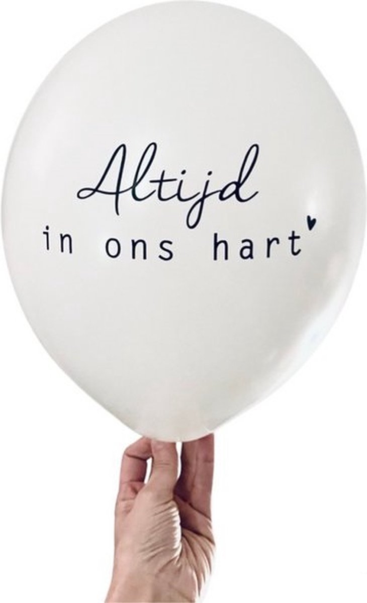 Ballon - Uitvaart - Crematie - het herdenken van een geboortedag of sterfdag - Afscheid & Troost - AF-SVB01