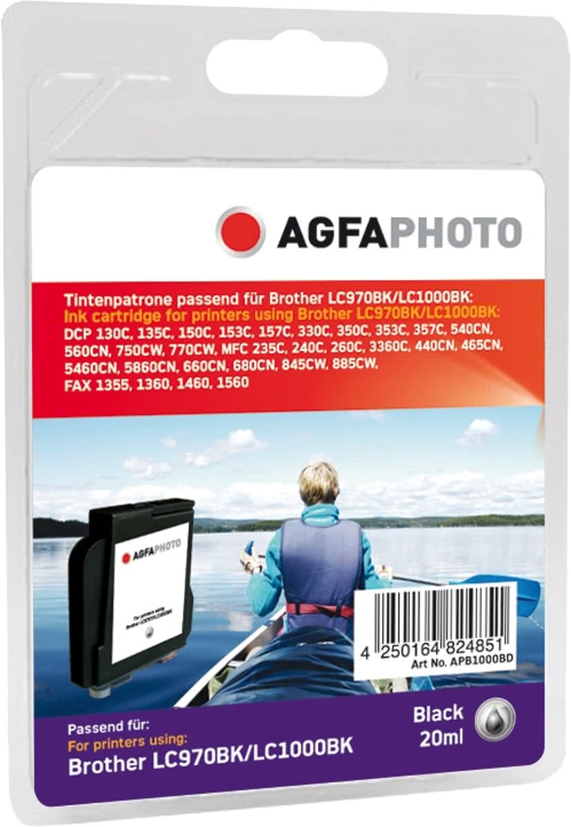 AgfaPhoto APB1000BD Zwart inktcartridge