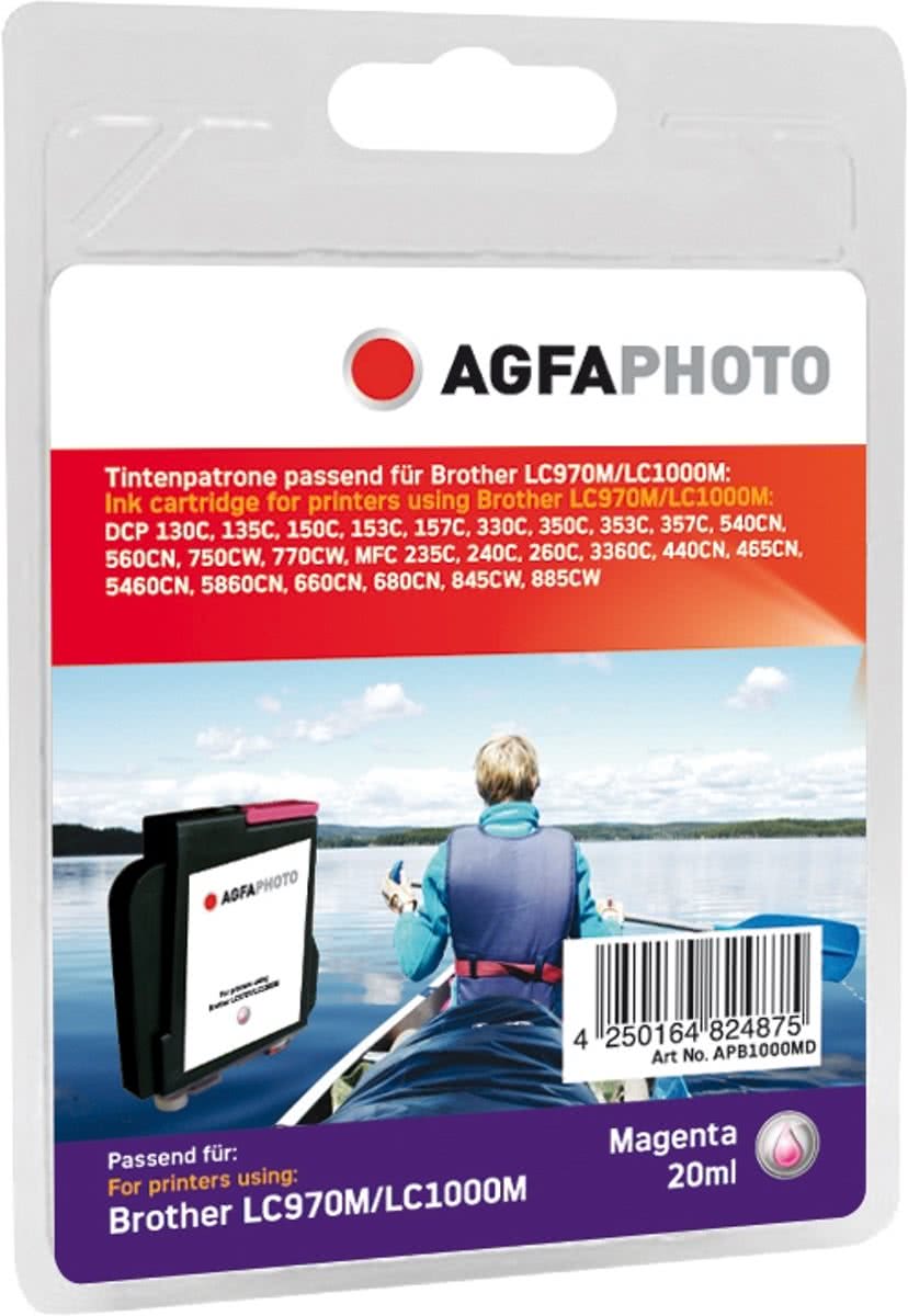 AgfaPhoto APB1000MD Magenta inktcartridge