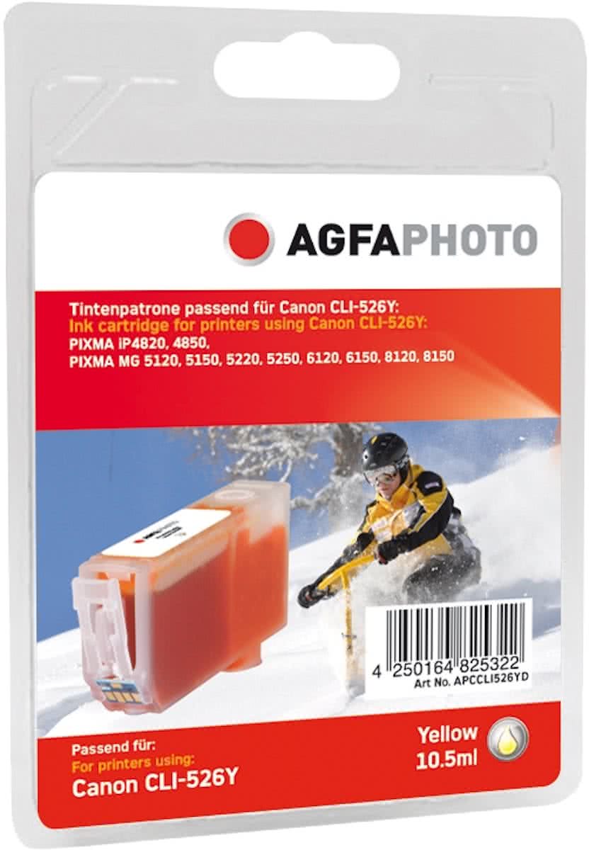 AgfaPhoto APCCLI526YD Geel inktcartridge