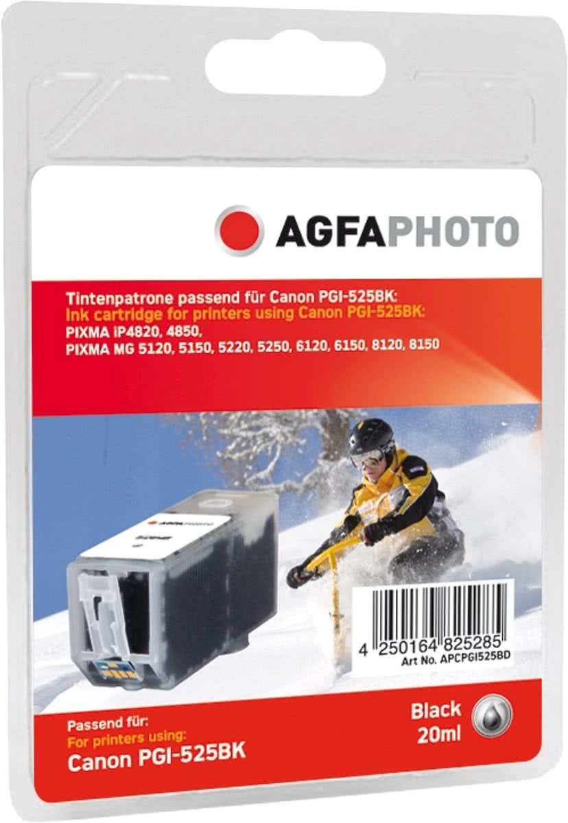 AgfaPhoto APCPGI525BD Zwart inktcartridge