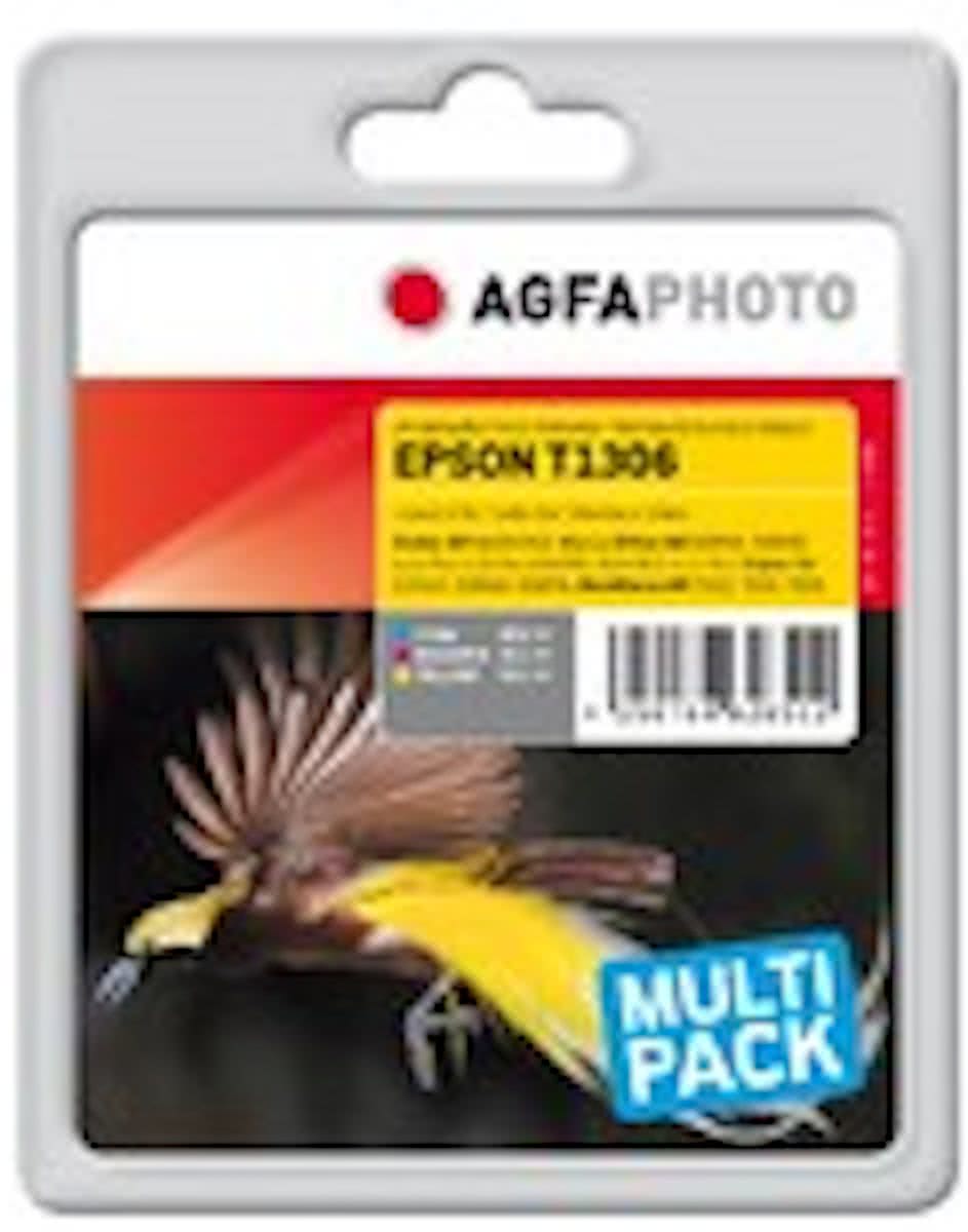 AgfaPhoto APET130TRID Cyaan, Magenta, Geel inktcartridge