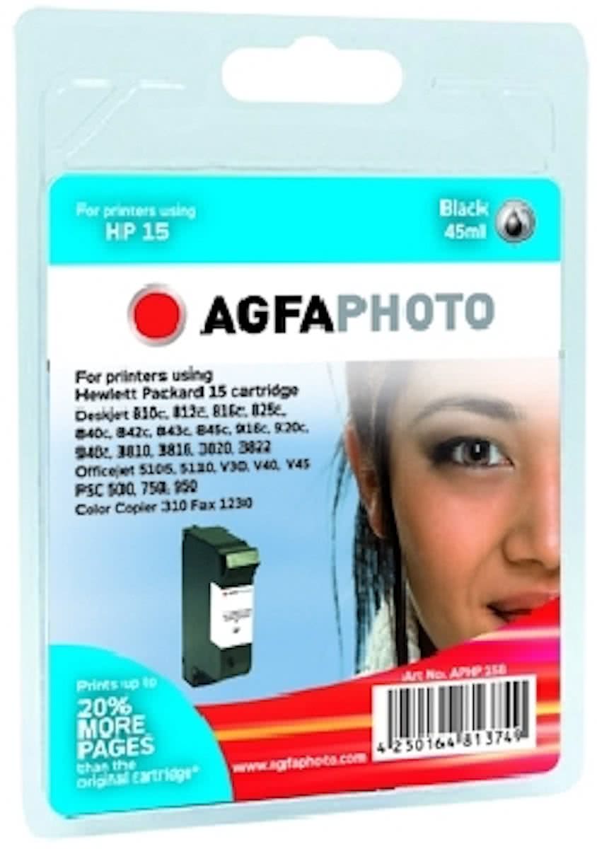 AgfaPhoto APHP15B Zwart inktcartridge