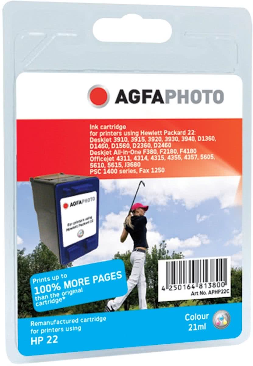 AgfaPhoto APHP22C Zwart inktcartridge