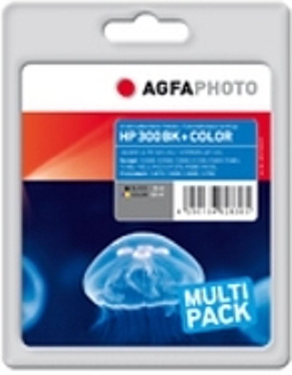 AgfaPhoto APHP300SET Zwart, Cyaan, Magenta, Geel inktcartridge