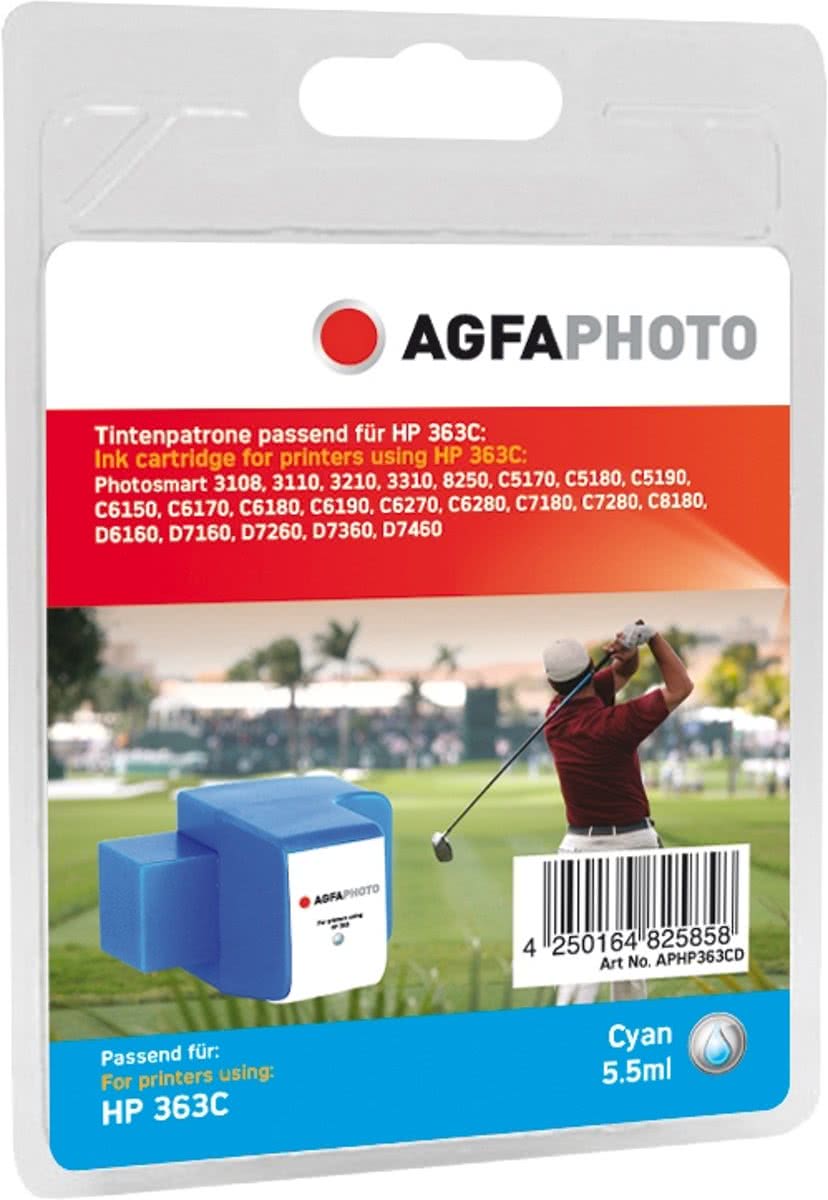 AgfaPhoto APHP363CD Cyaan inktcartridge