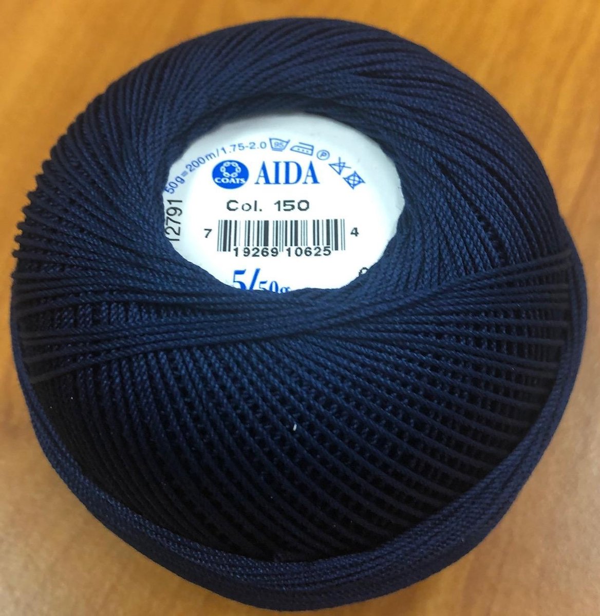 Aida Haakgaren 10 bollen no.150 donkerblauw