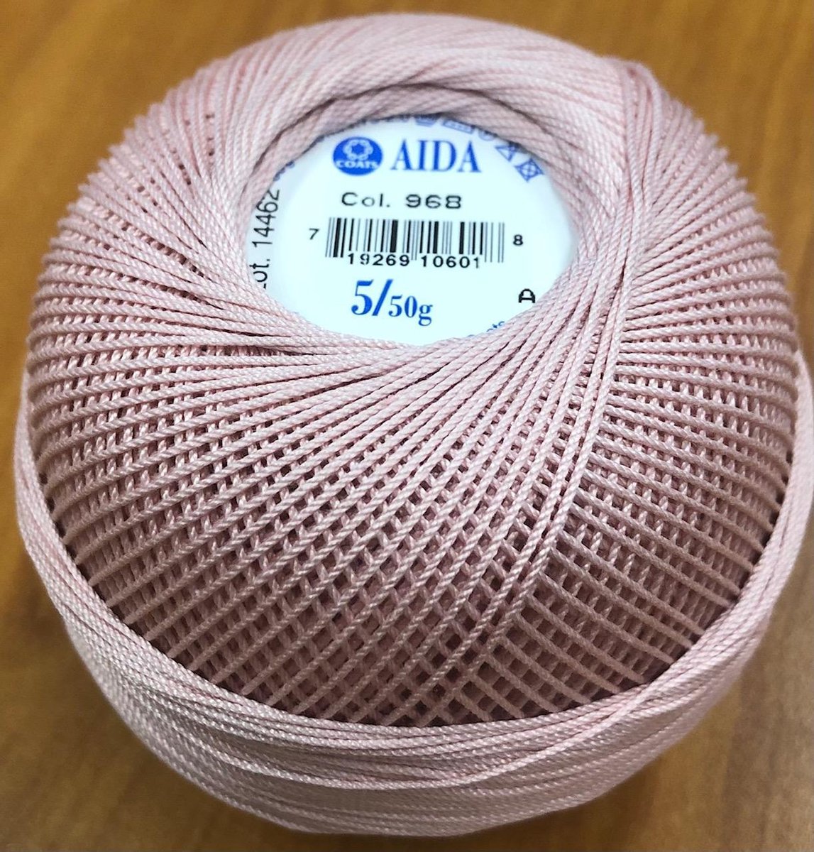 Aida Haakgaren 10 bollen no.968 oud-rose