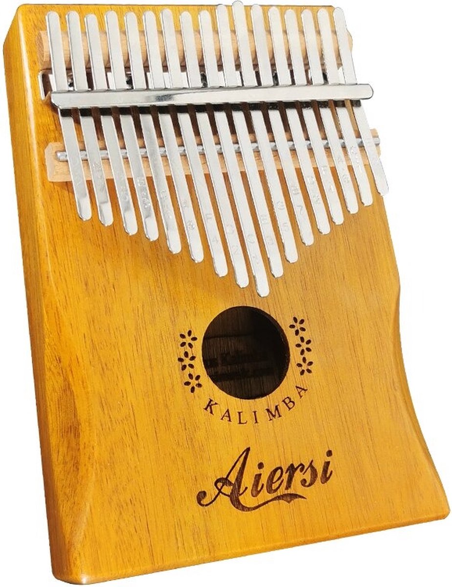 Kalimba met 17 Tonen - Incl. Stemhamertje - Acacia - Bruin