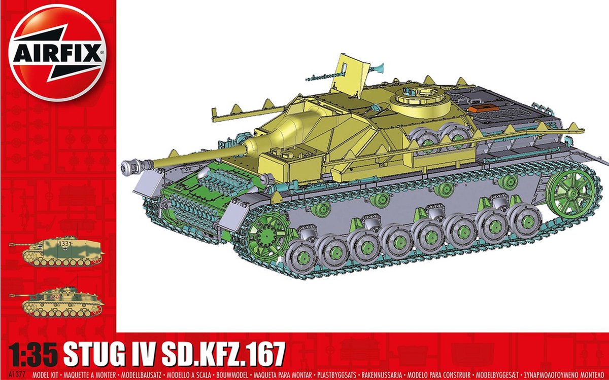 1:35 Airfix 1377 Stug IV Sd.Kfz.167 - early version Plastic kit