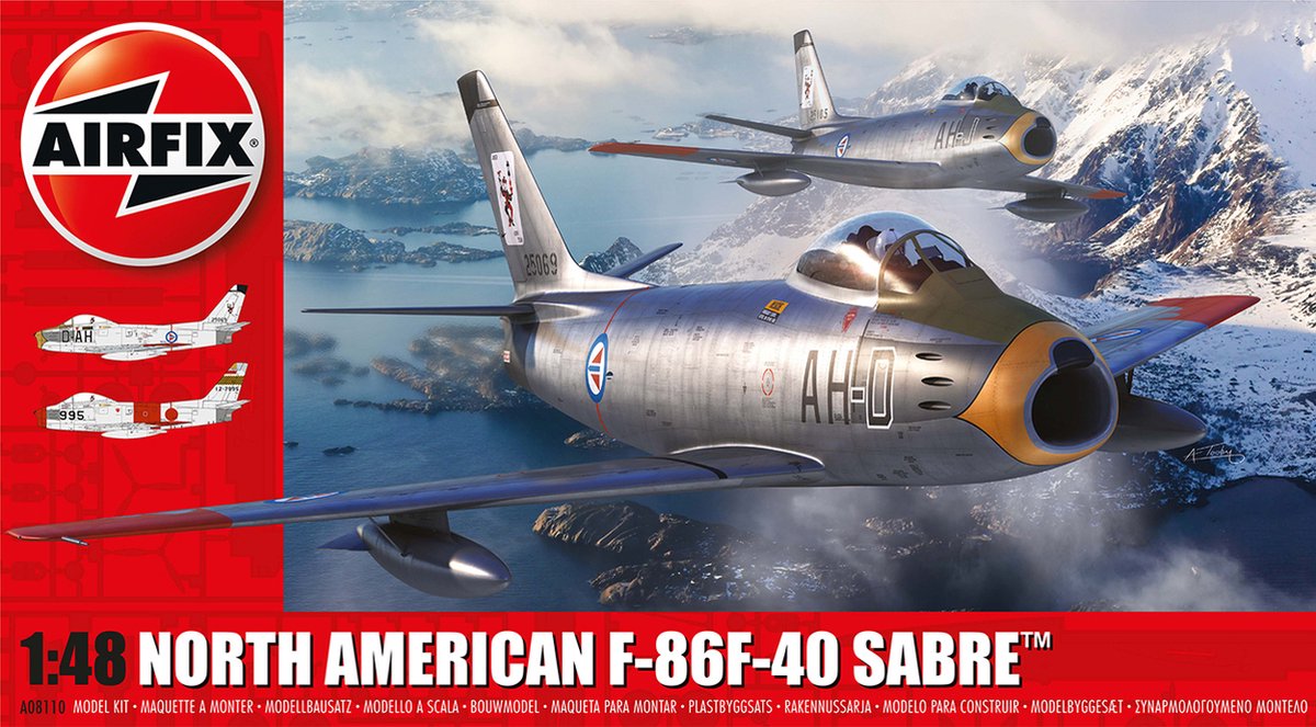 1:48 Airfix 08110 North American F-86F-40 Sabre Plastic kit