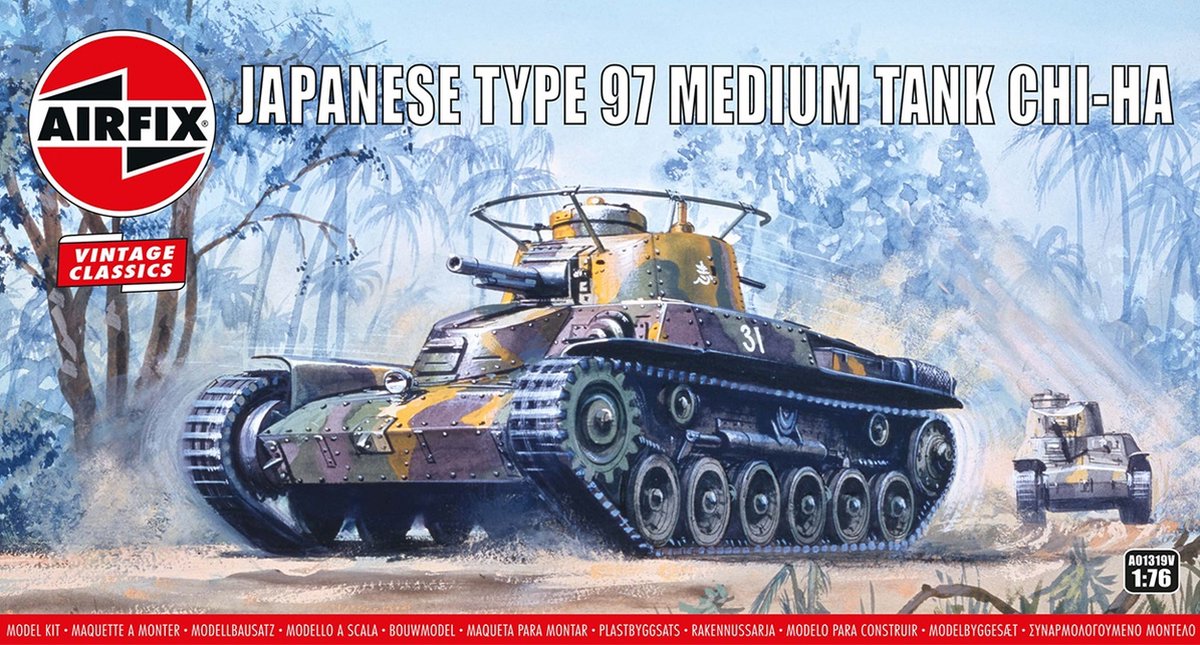 1:76 TYPE 97 CHI HA JAPANESE TANK (2/22) * - modelbouwsets, hobbybouwspeelgoed voor kinderen, modelverf en accessoires