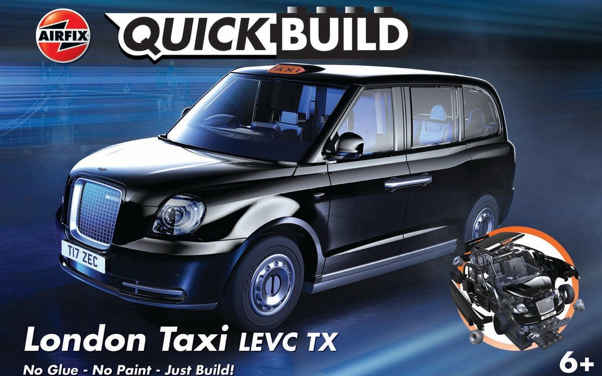 Airfix J6051 QUICKBUILD London Taxi auto Plastic kit