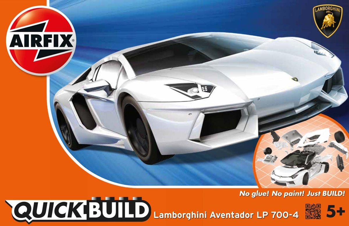 QUICKBUILD LAMBORGHINI AVENTADOR - WHITE