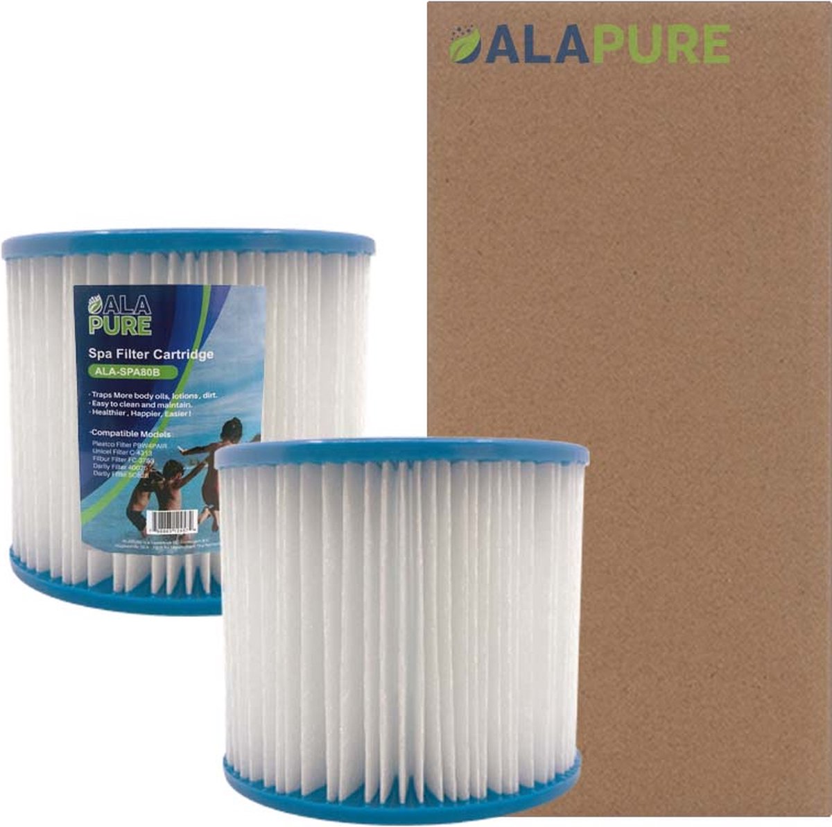 Spa Waterfilter voor Pleatco PWB4PAIR