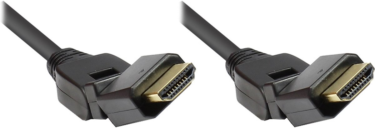 Alcasa 4513-D030 3m HDMI HDMI Zwart HDMI kabel