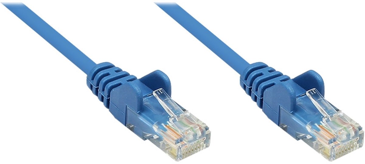 Alcasa 805U-B030 3m Cat5e U/UTP (UTP) Blauw netwerkkabel