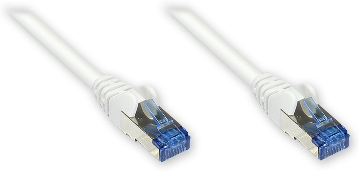 Alcasa 8060-H010W - Netwerkkabel - RJ45 - 1 m - Wit