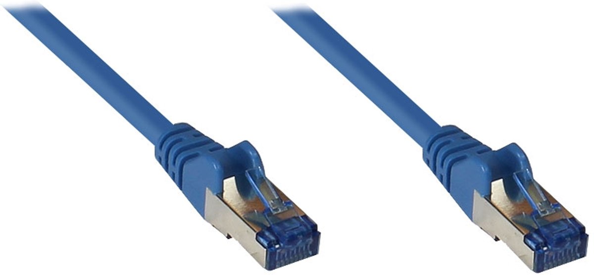 Alcasa 8060-H050B - Netwerkkabel - RJ45 - 5 m - Blauw