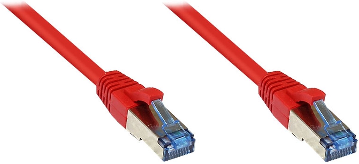 Alcasa 8060-H075R - Netwerkkabel - RJ45 - 7.5 m - Rood