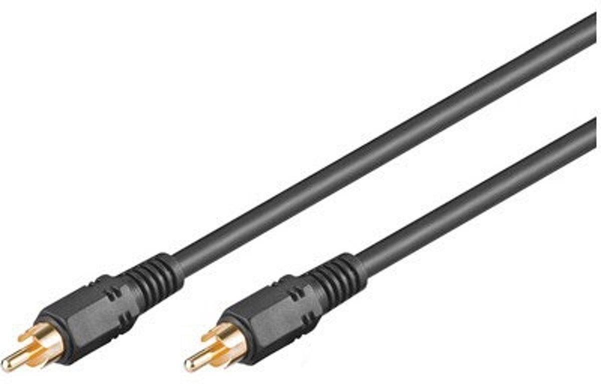 Alcasa RCA - RCA 15m 15m RCA RCA Zwart coax-kabel