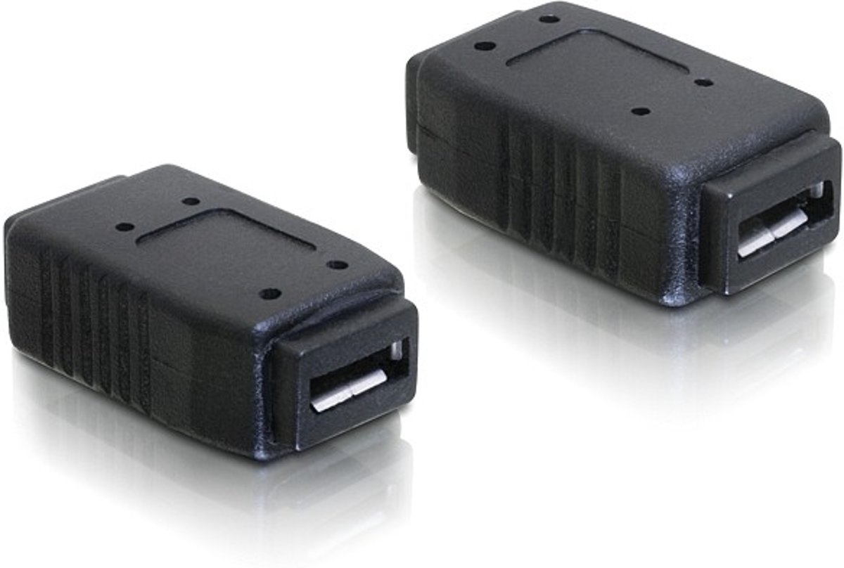 Alcasa USB-AD8 kabeladapter/verloopstukje USB micro-A+B Zwart