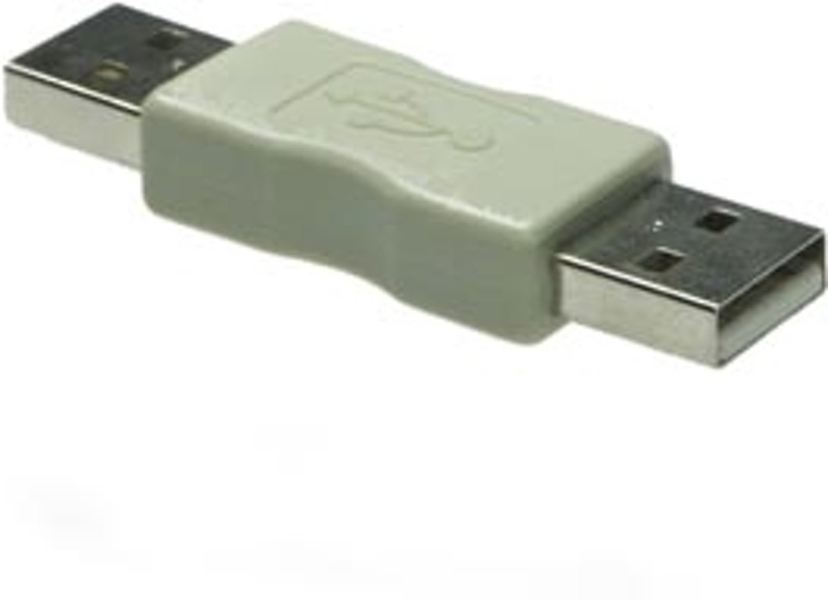 Alcasa USB-AMAM kabeladapter/verloopstukje USB A Grijs