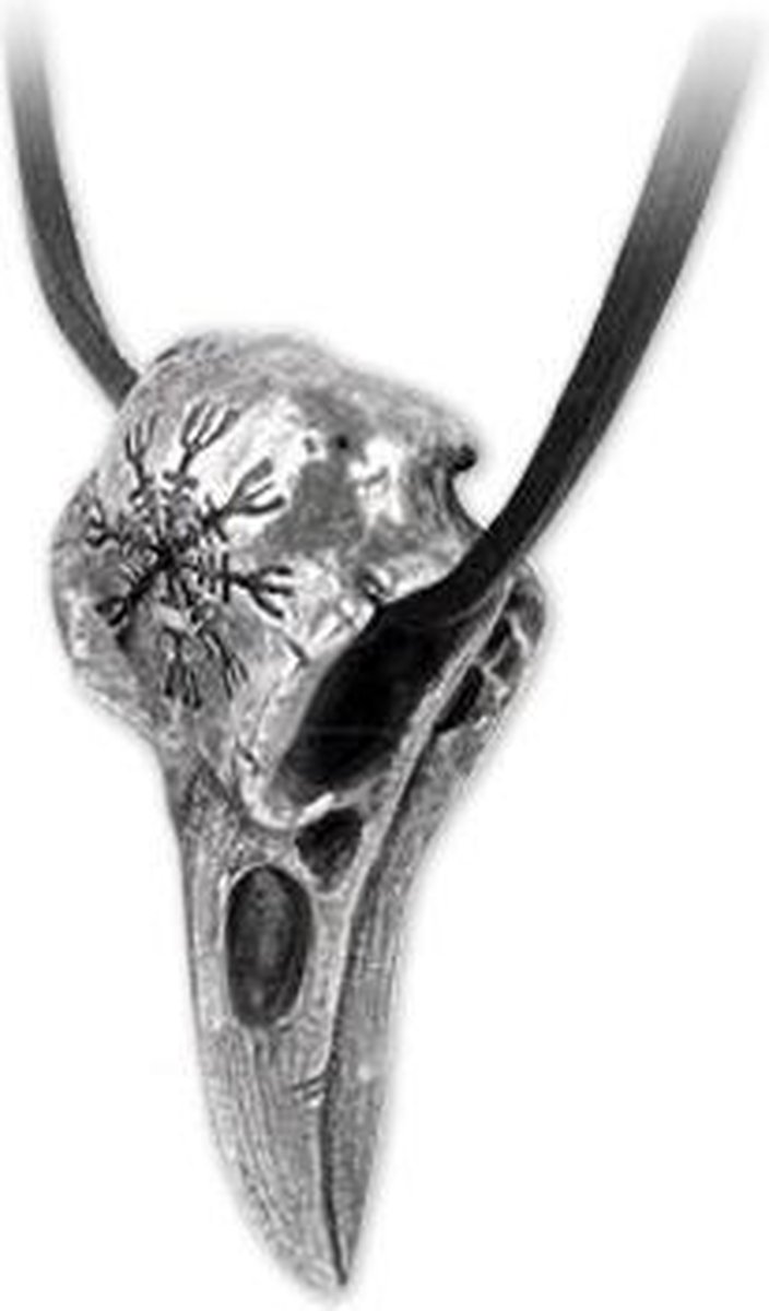 Alchemy Gothic Ketting HELM OF AWE RAVENSKULL Zilverkleurig