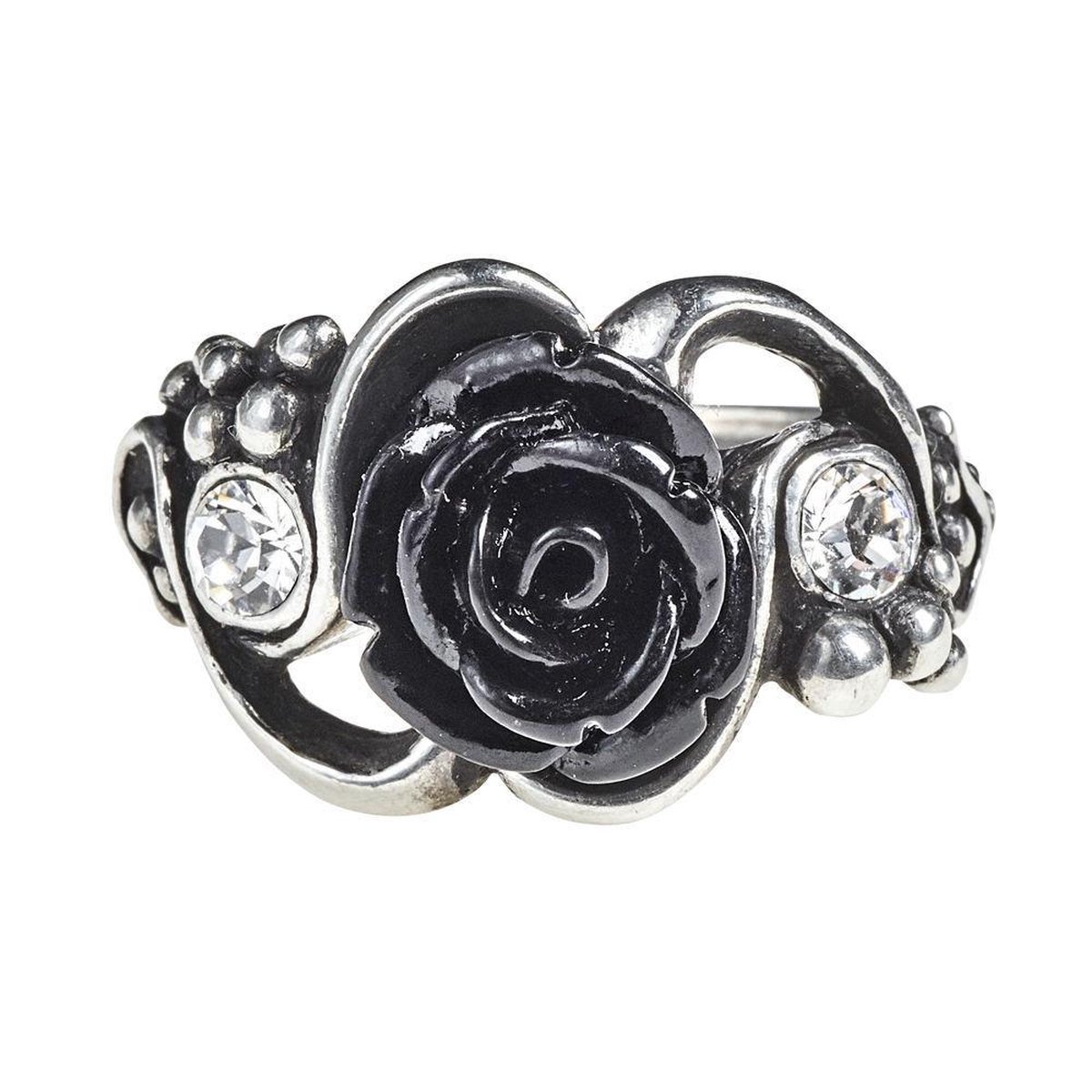 Alchemy Gothic Ring BACCHANAL ROSE Zilverkleurig