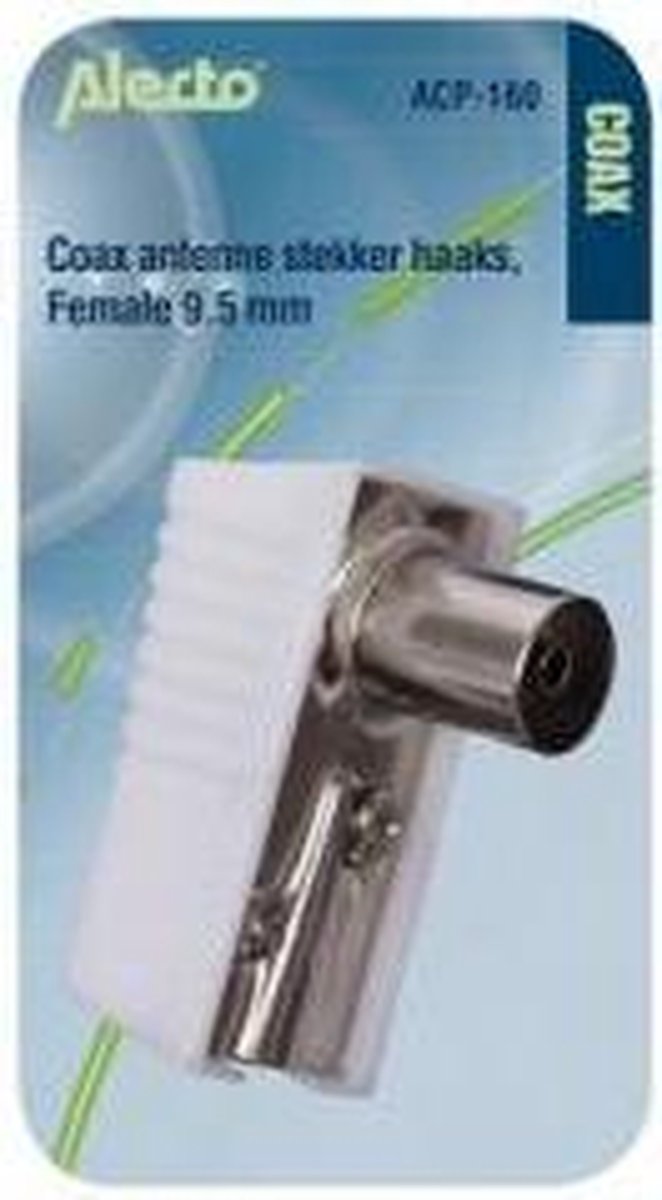 Alecto ACP-160 Coax Plug Haaks Female