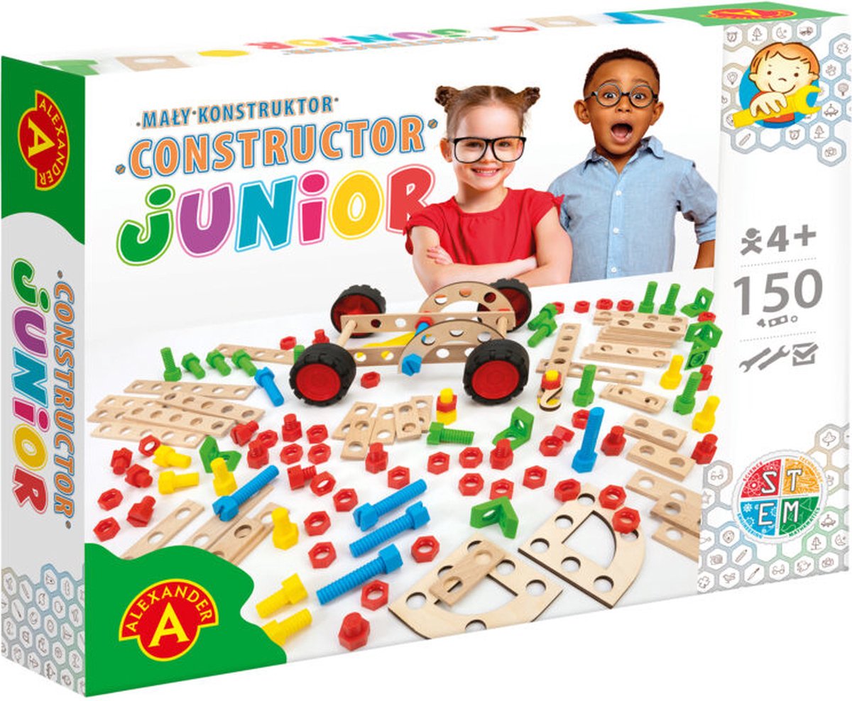 Alexander Toys Constructor Junior - Doe het zelf bouwpakketten - 150p