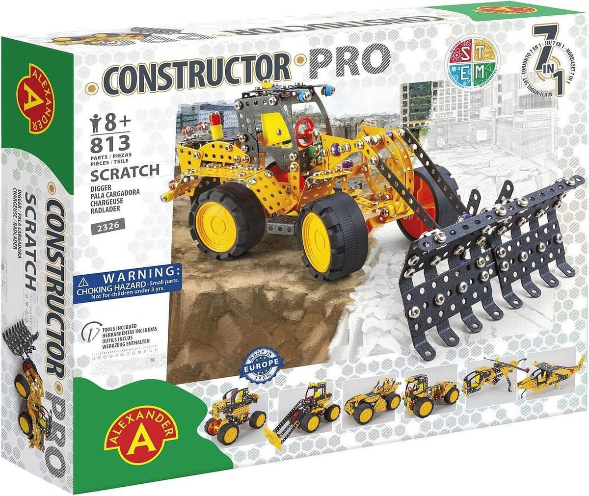 Constructor PRO - Scratch - 813pcs