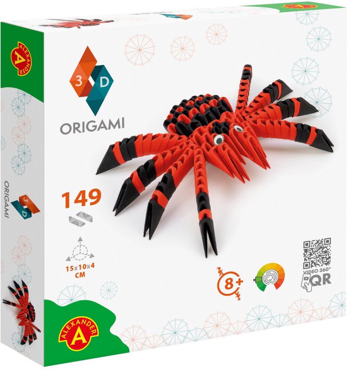 ORIGAMI 3D - Spider - 149pcs