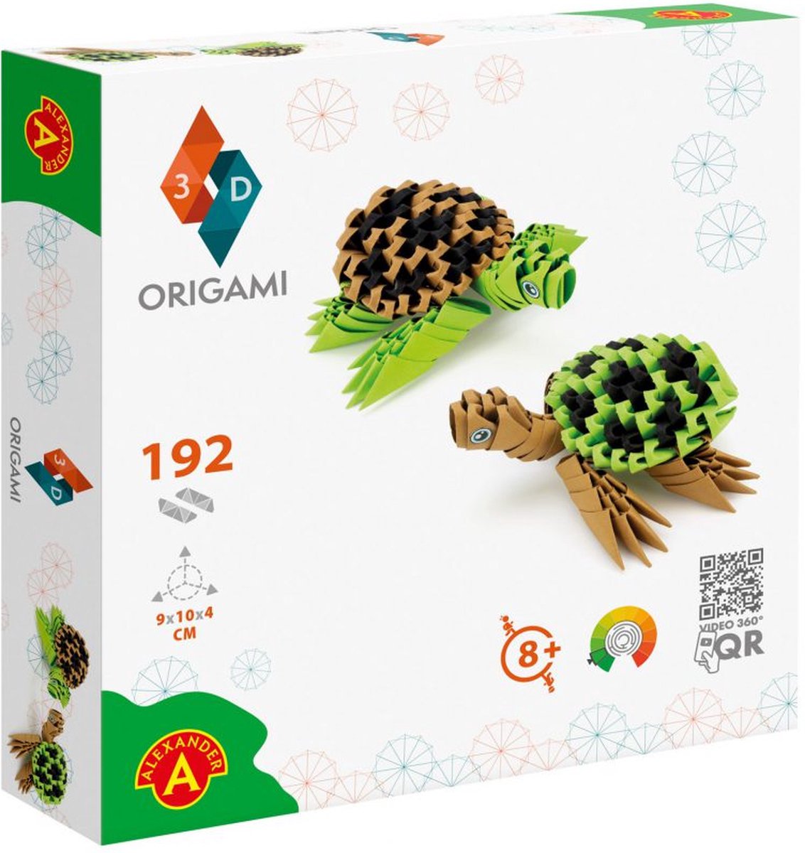 ORIGAMI 3D - Turtles - 192pcs