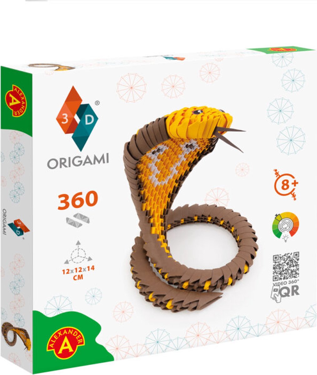 ORIGAMI 3D Cobra - 360pcs