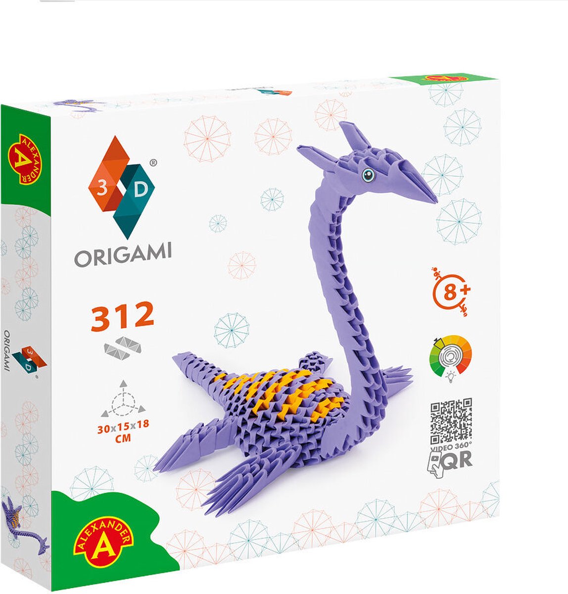 ORIGAMI 3D Plesiosaurus - 312pcs